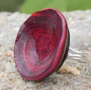 Bague fleur pavot 1