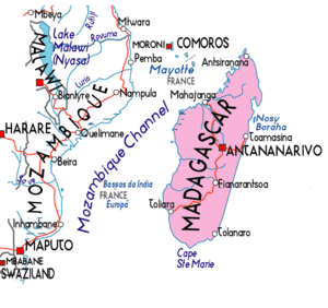 Madagascar-Mapa