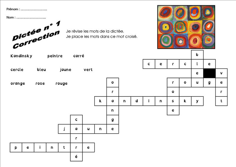 mots croisés carrés et cercles concentriques page 2