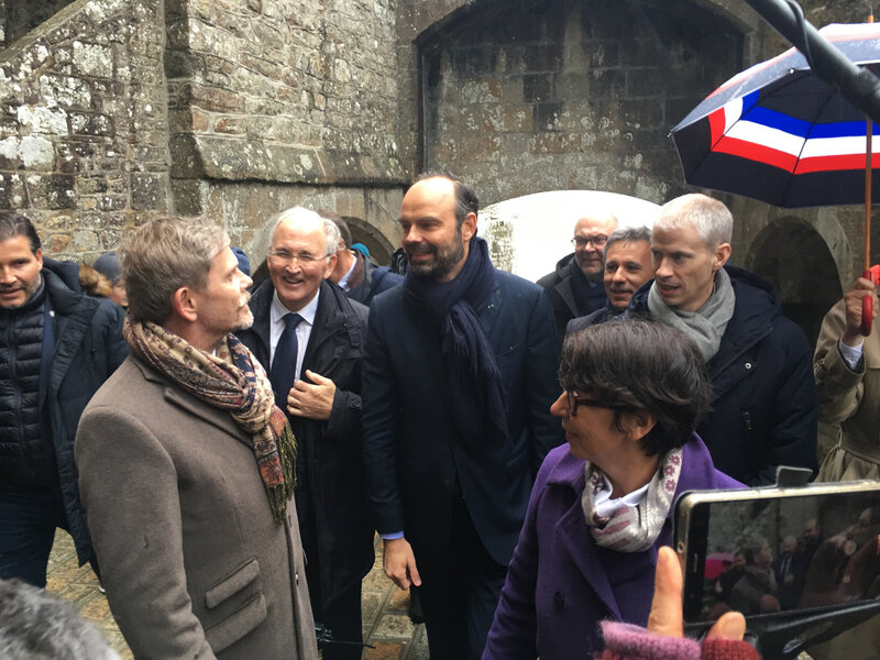 Premier ministre_Edouard Philippe_Mont-Saint-Michel_mars_2019_déplacement_Xavier Bailly_administrateur