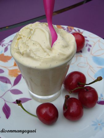Glace à la vanille de Tahiti Glace à la vanille de Tahiti