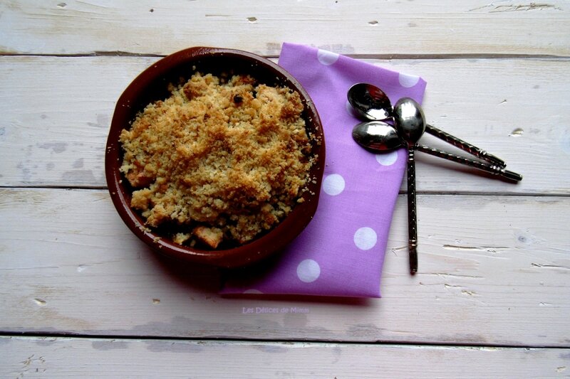 Crumble aux pommes, noix et érable 2