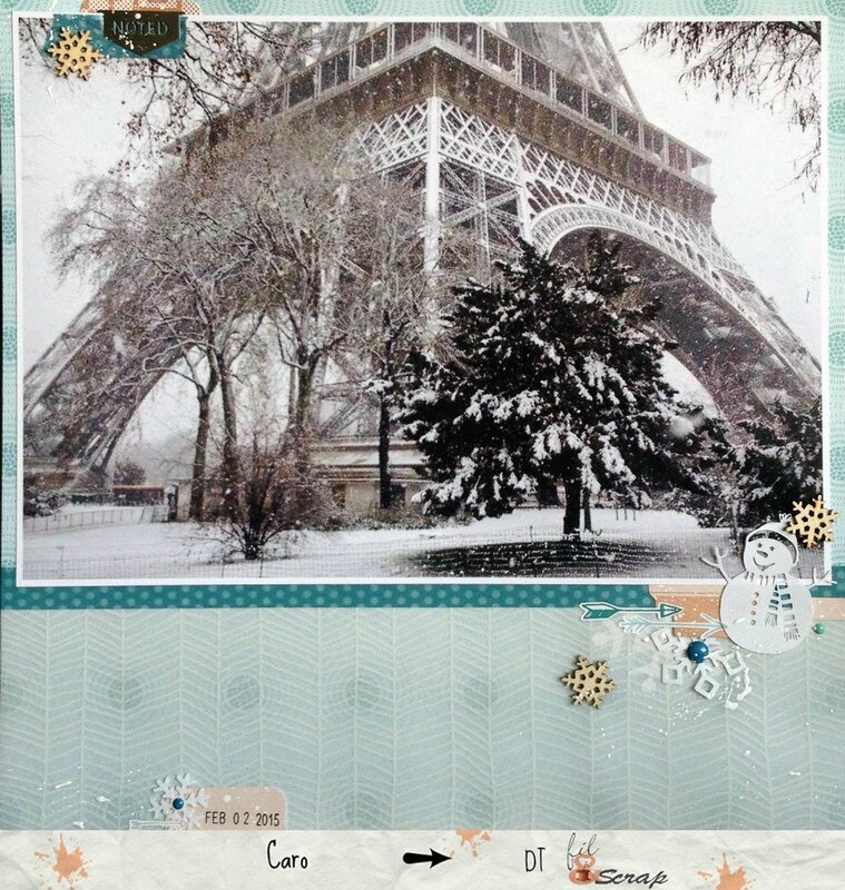 Paris sous la neige