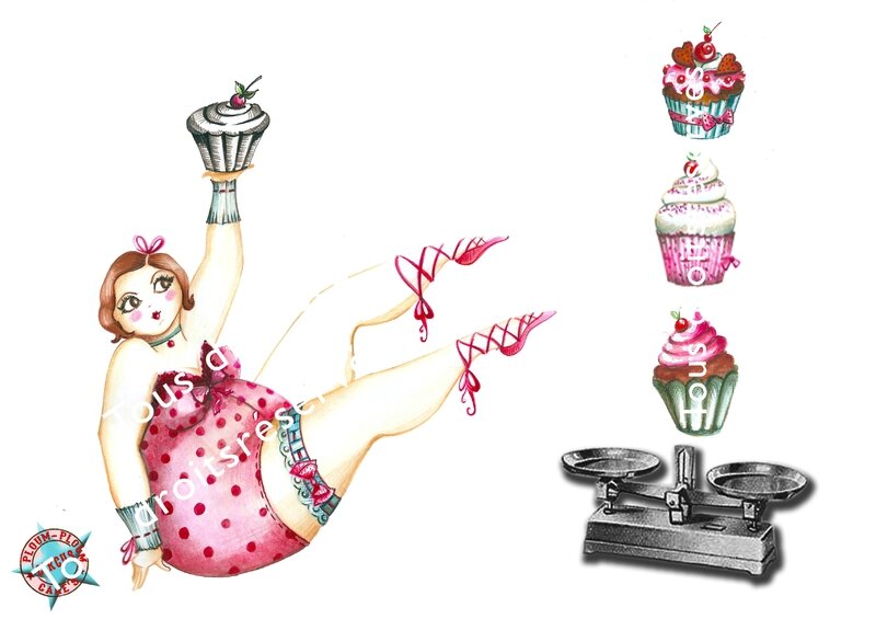 Lady Cup Cake