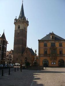 Obernai beffroi et mairie