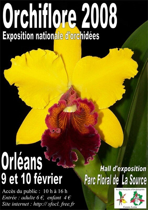Orchiflore 2008 - Hall des expositions Parc floral de la Source à Orléans