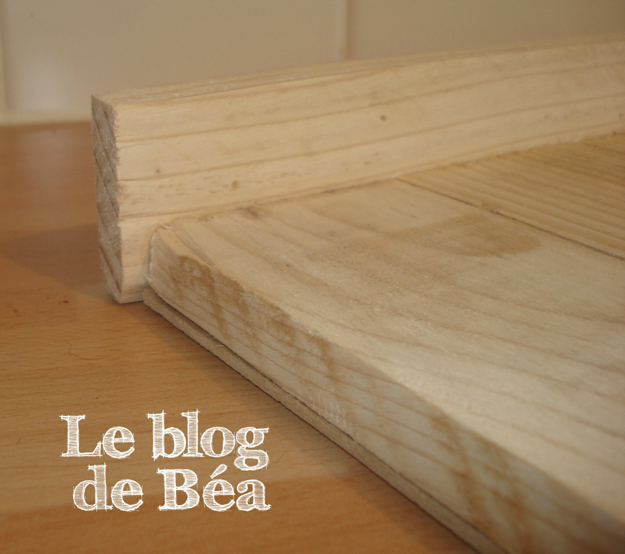 DIY : un plateau en bois de palette