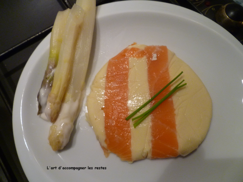 Mousse d'asperges au saumon fumé 1