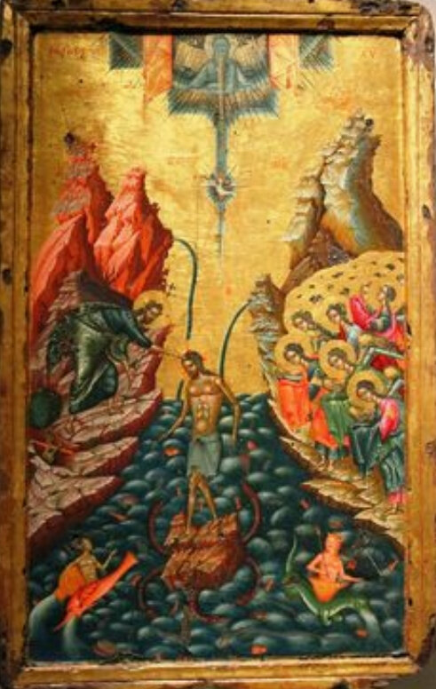 Baptême du Christ dans le Jourdain, XVIe