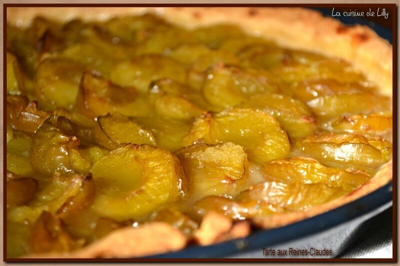 tarte aux prunes reine claude