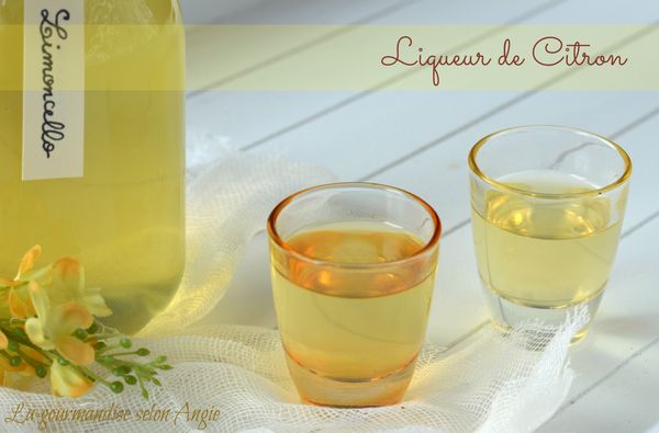 citron liqueur maison limoncello