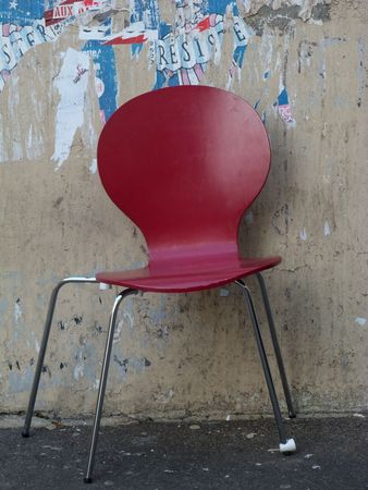 Chaise rouge