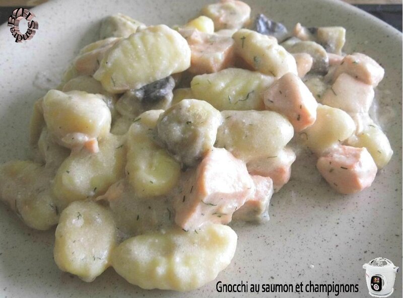0221 Gnocchi au saumon et champignons CK 1