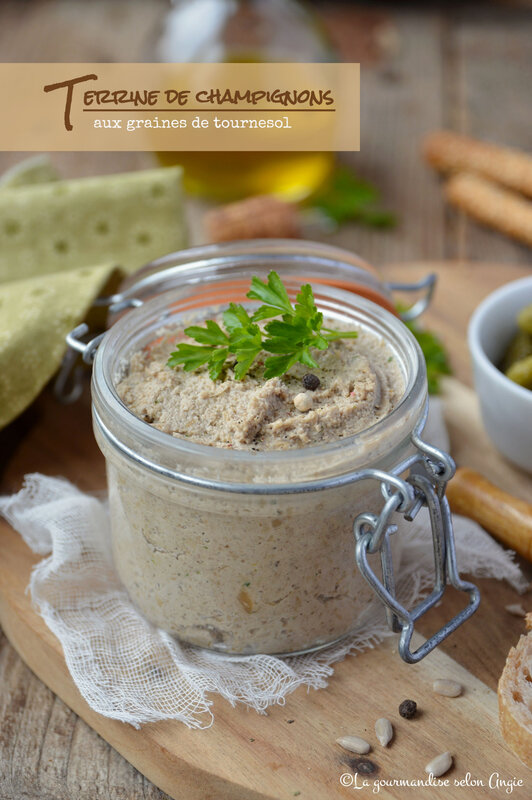 terrine végétale champignons ail persil aux graines de tournesol (1)