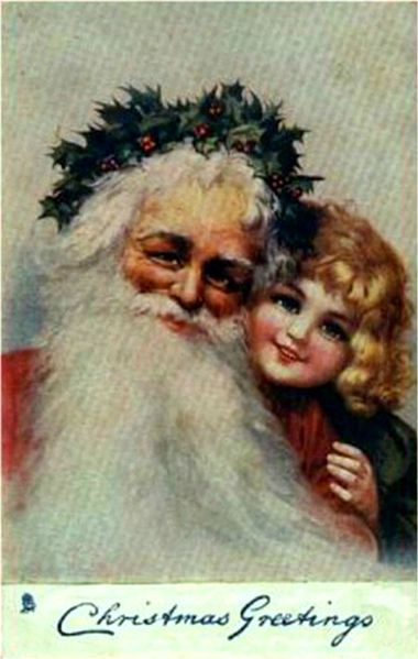 Noel SantaWithLittleGirl