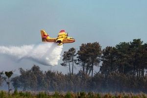 L'Aquitaine en risque sévère incendie les canadair de retour