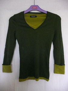 T_shirt_ML_kaki_vert_olive_Sinequanone_1