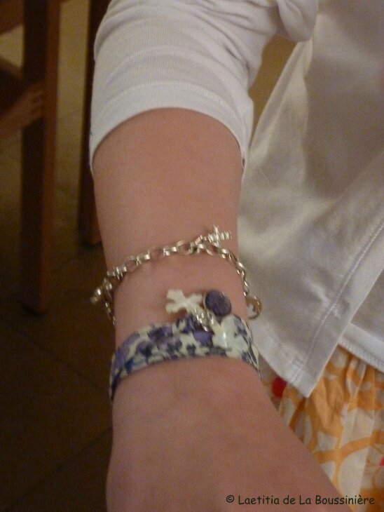 Bracelet de l'Annonciation porté