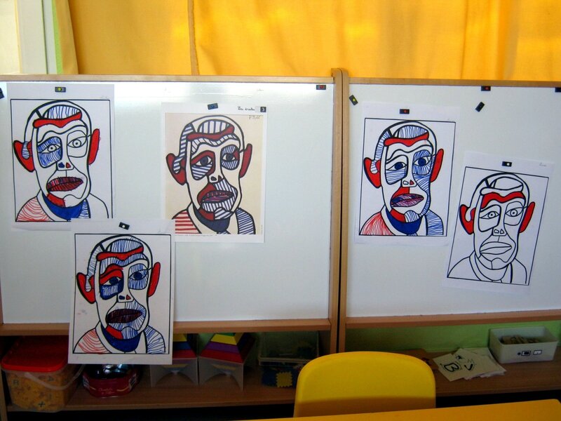 191_Personnages Animaux Monstres_A partir de Autoportait II de Dubuffet (11)