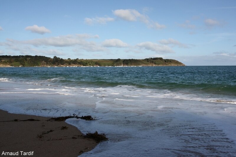 00337 Bretagne Saint-Coulomb - La Côte d'Emeraude de St Coulomb à St Malo - La Plage de la Touesse et la Pointe du Meinga