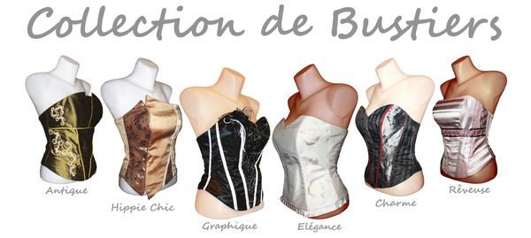 collection de bustiers