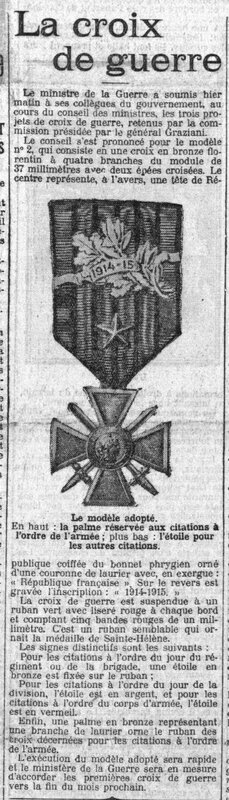 1915-04-23 Croix de guerre