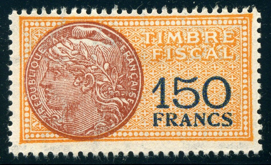 Série unifiée de 1948 - Collection passion : les timbres fiscaux