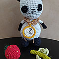 #Crochet : Créez vos animaux Amigurumi #13 Le panda ponctuel