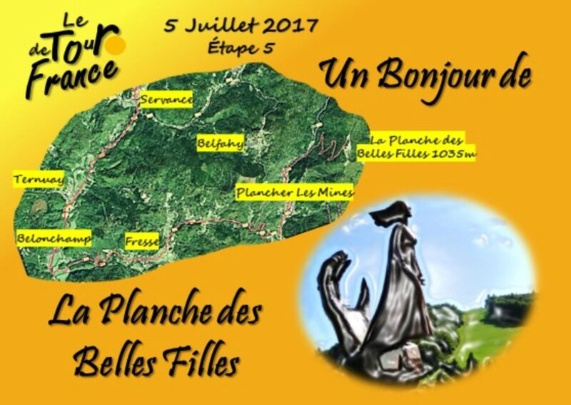 CPM Planche des Belles Filles Tour 2017