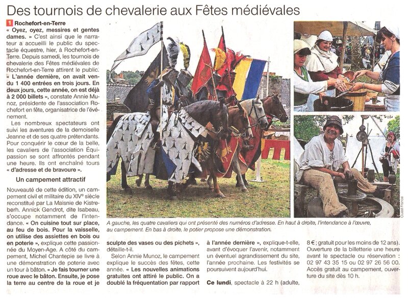 article ouest france 17 aout