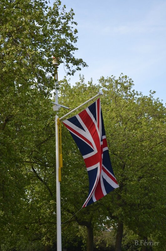 Londres - Drapeau de grande Bretagne