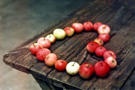 pommes en coeur