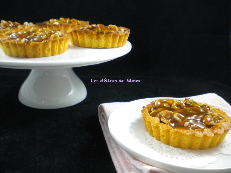 Tartelettes aux noix et au caramel 5
