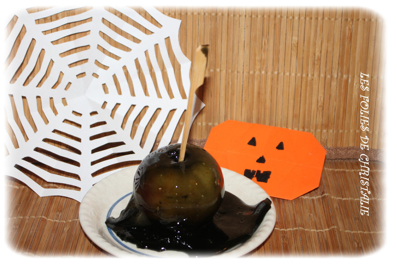 Pommes d'amour noires 2