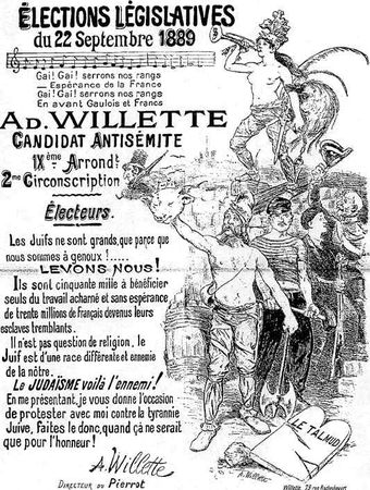 1889_French_elections_Poster_for_antisemitic_candidate_Adolf_Willette