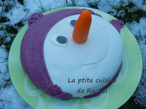 gâteau bonhomme de neige3