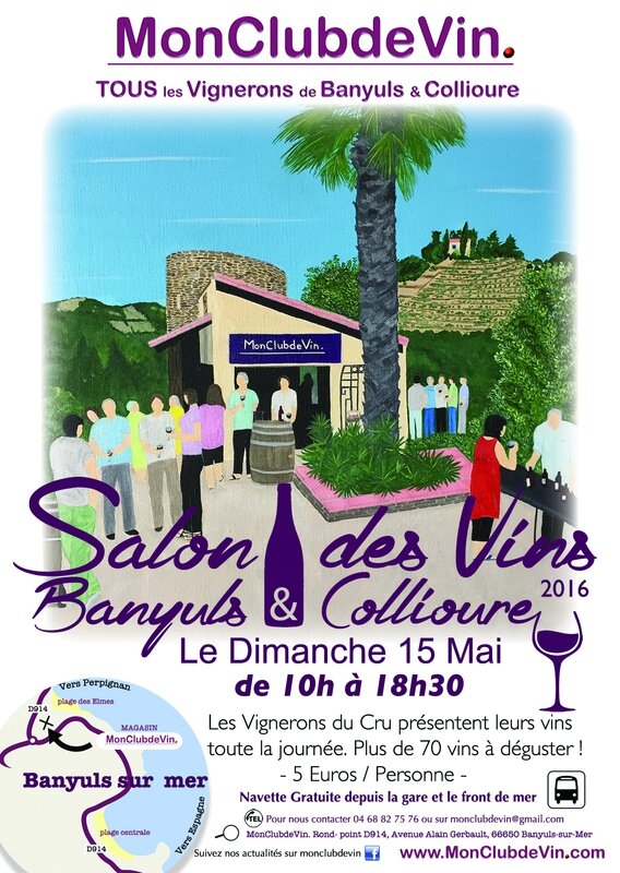 Salon de Vins Banyuls & Collioure A3 Communication
