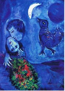 Chagall Le paysage bleu