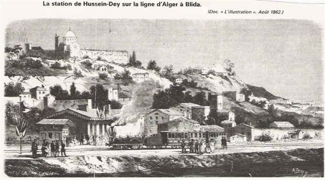 Gare d'hussein dey 1862