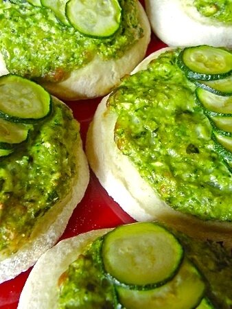 pizzette aux courgettes