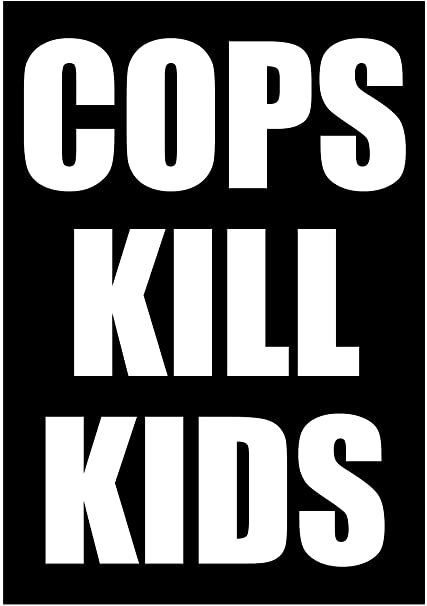 BLM anti police poster