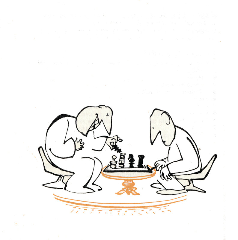 Je joue mieux aux échecs 034 illustration Lucien Meys
