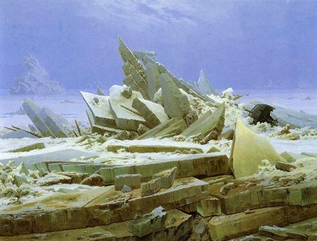 caspar friedrich-mer de glaces