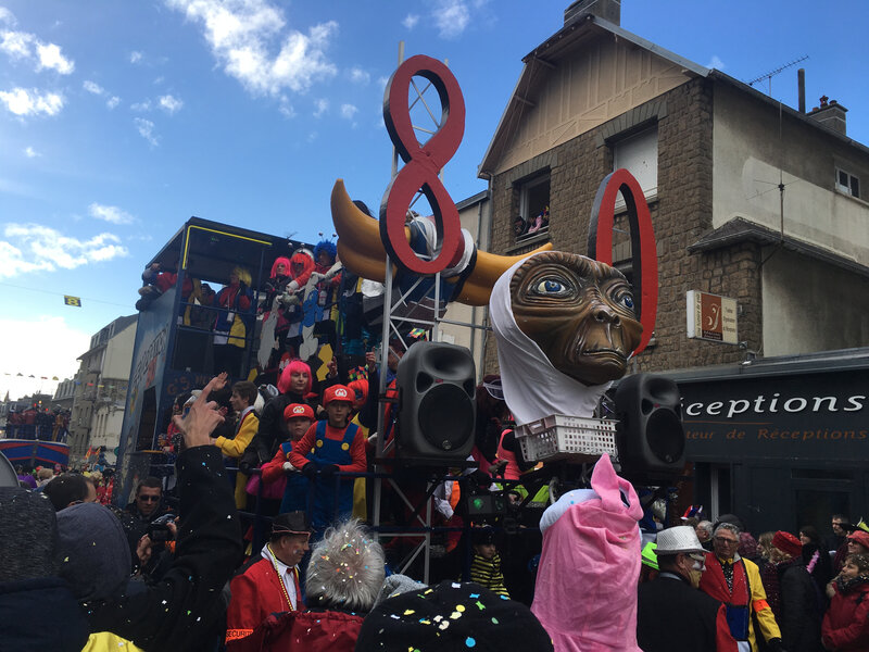 Carnaval Granville Manche 2017 années 1980