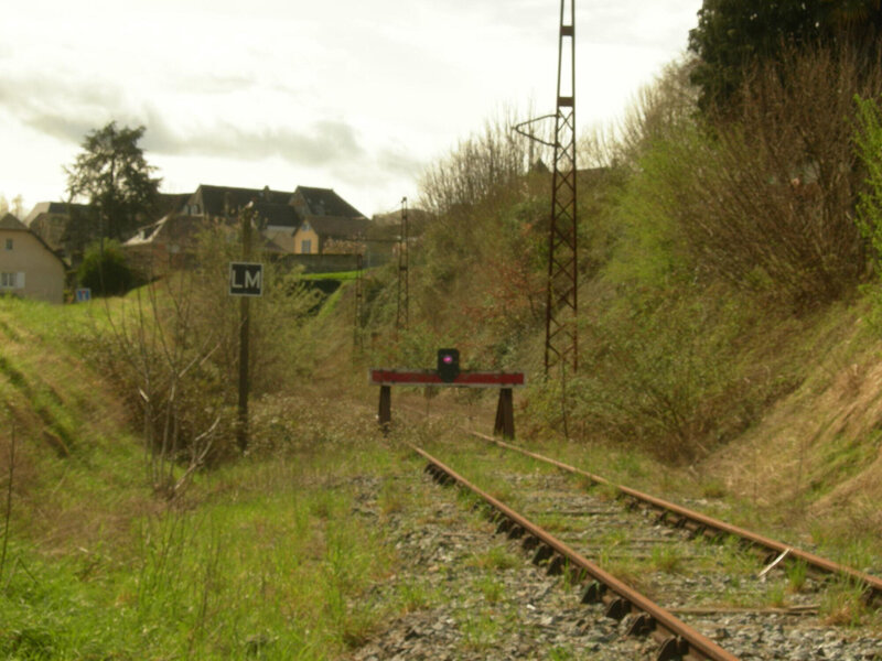 Tampon rail SNCF Voie chemin de fer