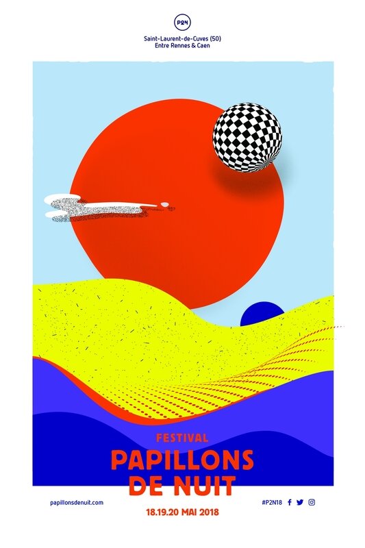festival-Papillons de nuit-2018-P2N-Saint Laurent de Cuves-visuel-affiche