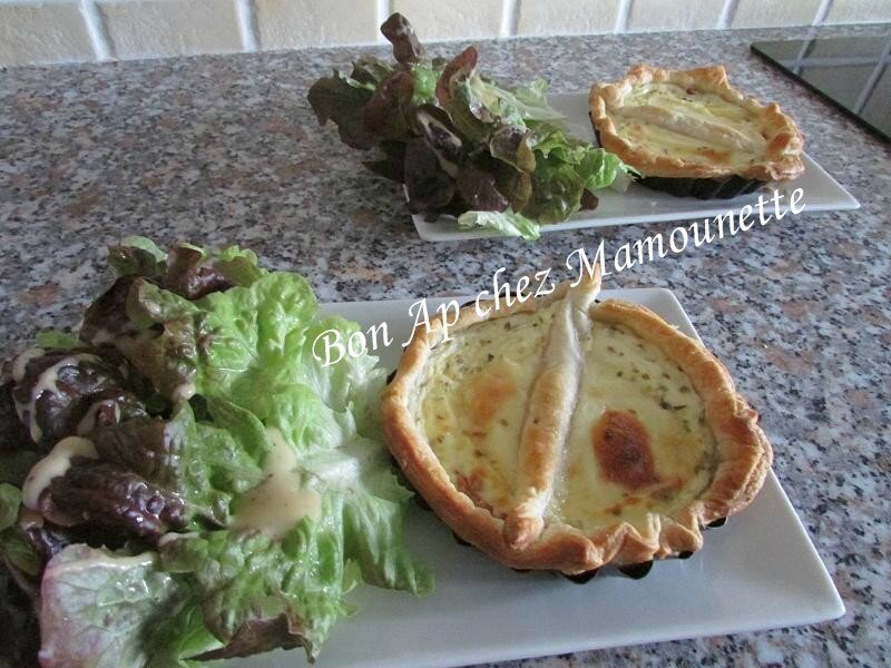 Tartelettes saumon fumé raclette crème fraîche origan 010