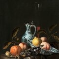 Juriaan van Streeck (1632 - Amsterdam 1687), Still Life with fruits <b>and</b> <b>Chinese</b> <b>Porcelain</b>