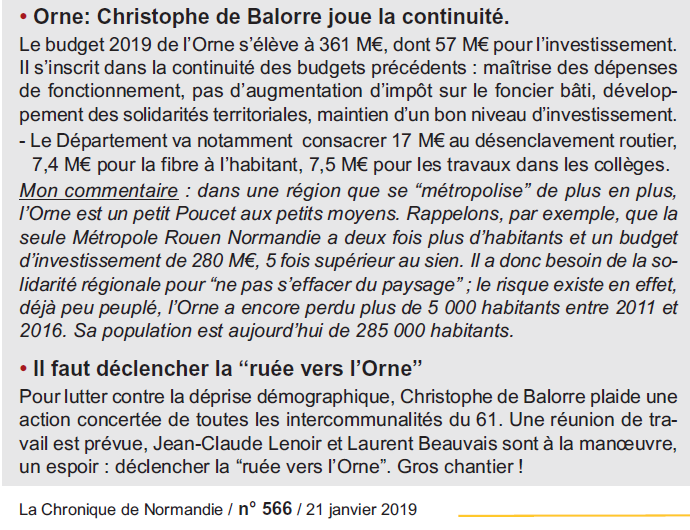Orne chronique de Normandie n 566
