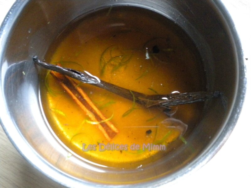 Salade de fruits d’été au sirop parfumé